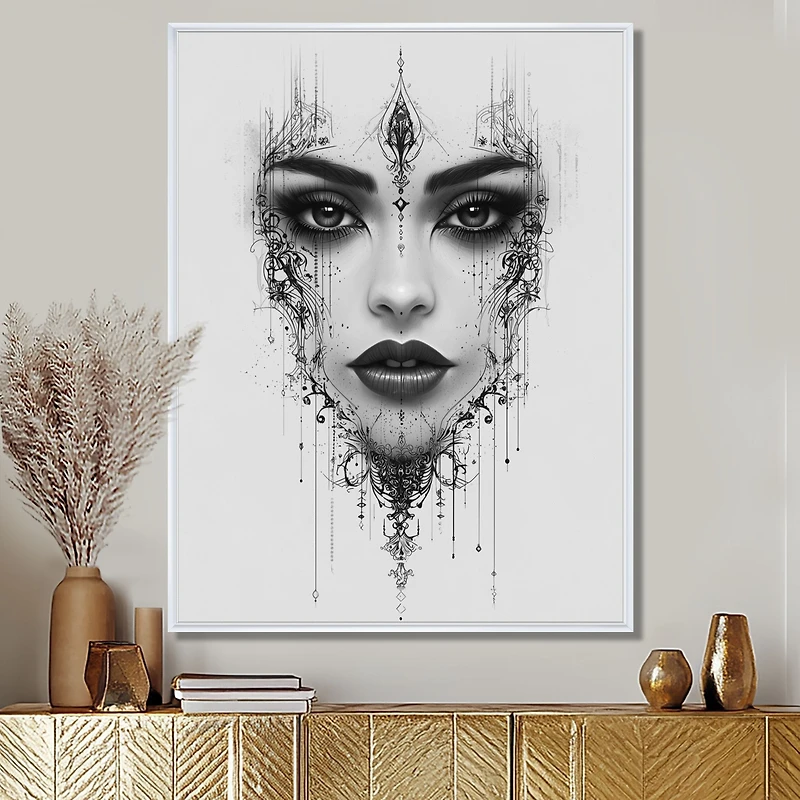 Meditative Spirit – Monochrome Female Portrait