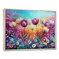 Lavender Fantasy – Dreamy Field of Tulips and Bloom