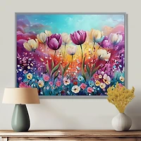 Lavender Fantasy – Dreamy Field of Tulips and Bloom