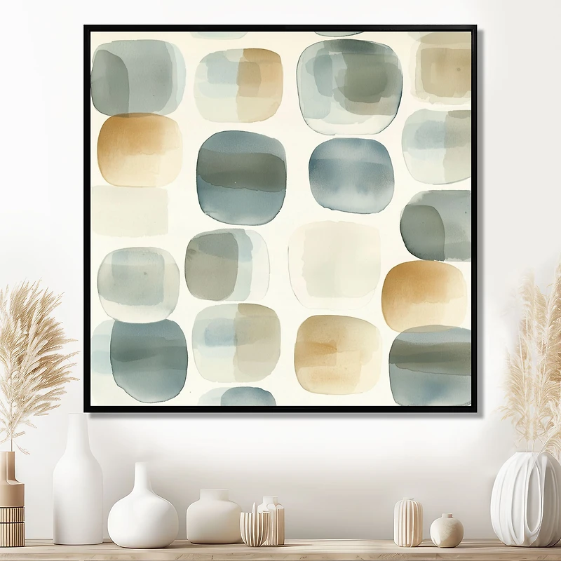 Zen Stones – Modern Minimalist Balance Composition