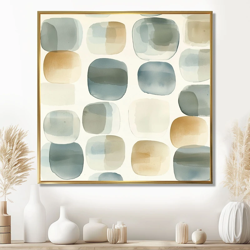 Zen Stones – Modern Minimalist Balance Composition