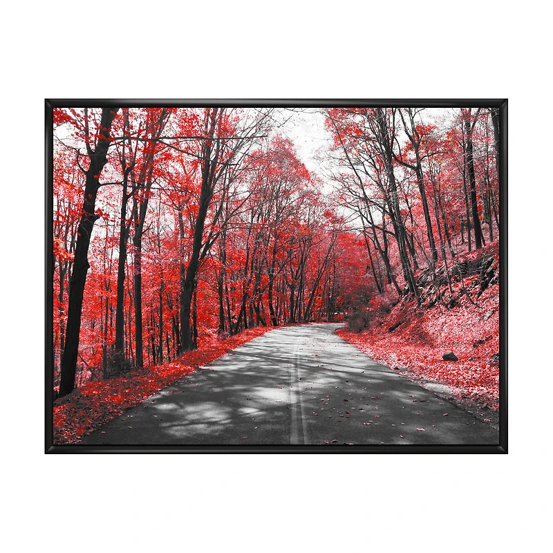 Patch Red Forest  Wall Art