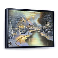 Toile « Evening Glow Chrismas Eve »
