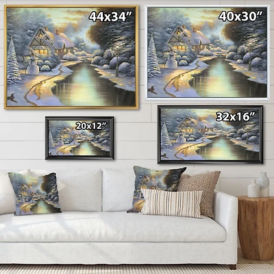 Evening Glow Chrismas Eve Wall Art