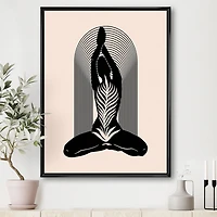 Cosmic Women Series Black and White II  Wall Art