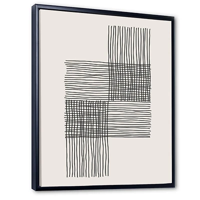 Minimal Geometric Compostions of Elementary Forms XIX Wall Art