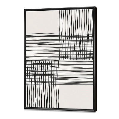 Minimal Geometric Compostions of Elementary Forms XIX Wall Art