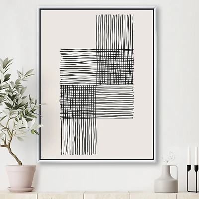 Minimal Geometric Compostions of Elementary Forms XIX Wall Art