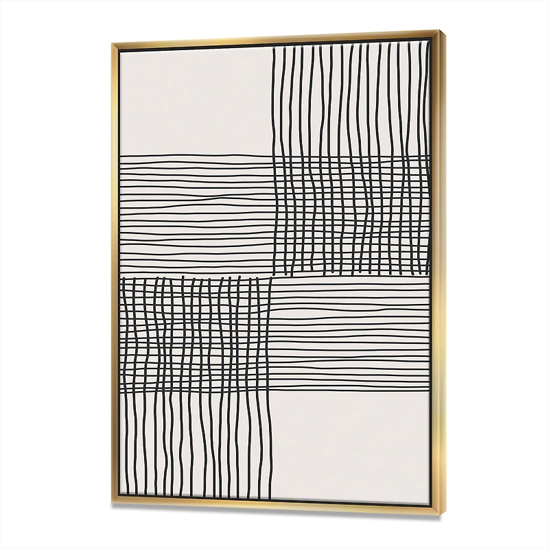 Minimal Geometric Compostions of Elementary Forms XIX  Wall Art