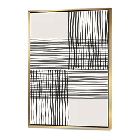 Minimal Geometric Compostions of Elementary Forms XIX  Wall Art