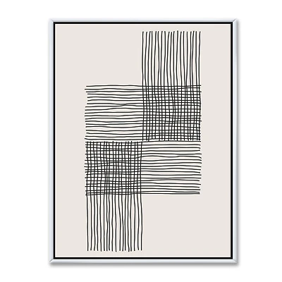 Minimal Geometric Compostions of Elementary Forms XIX  Wall Art
