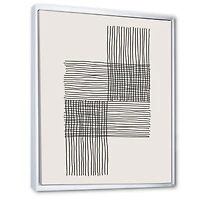 Minimal Geometric Compostions of Elementary Forms XIX  Wall Art