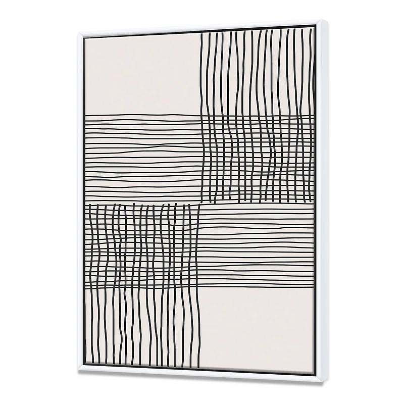 Minimal Geometric Compostions of Elementary Forms XIX  Wall Art