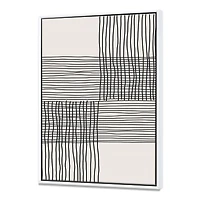 Minimal Geometric Compostions of Elementary Forms XIX  Wall Art