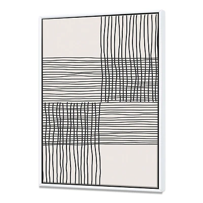 Minimal Geometric Compostions of Elementary Forms XIX Wall Art