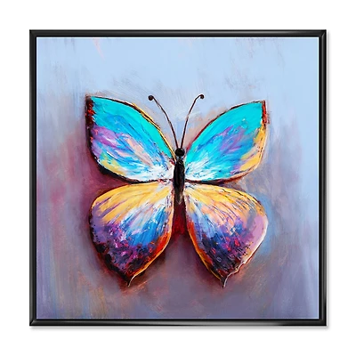 Butterfly Portrait Multicolors V  Wall Art