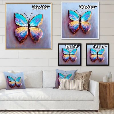Butterfly Portrait Multicolors V Wall Art