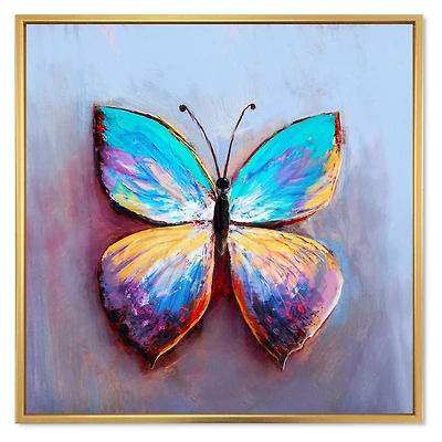 Butterfly Portrait Multicolors V  Wall Art