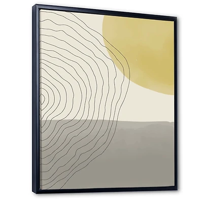 Minimal Geometric Compostions of Elementary Forms XXXIV  Wall Art