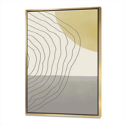 Minimal Geometric Compostions of Elementary Forms XXXIV Wall Art