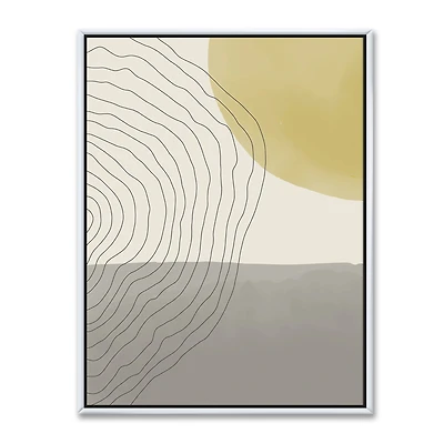 Minimal Geometric Compostions of Elementary Forms XXXIV Wall Art