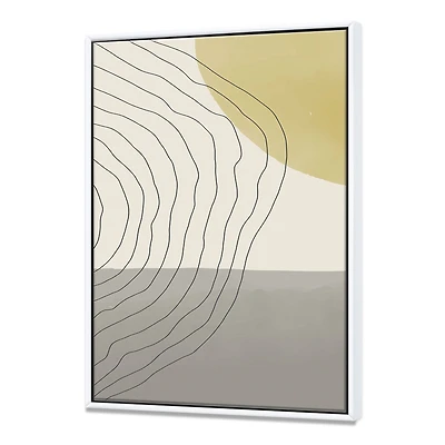 Minimal Geometric Compostions of Elementary Forms XXXIV Wall Art