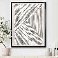Toile « Minimal Geometrical Lines II »