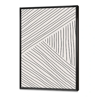 Toile « Minimal Geometrical Lines II »