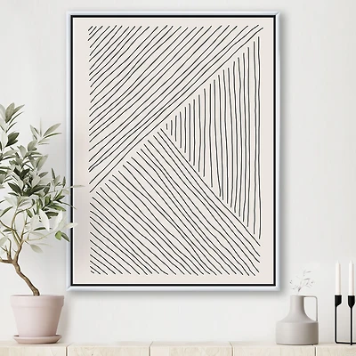 Minimal Geometrical Lines II  Wall Art