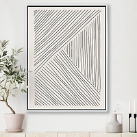 Toile « Minimal Geometrical Lines II »