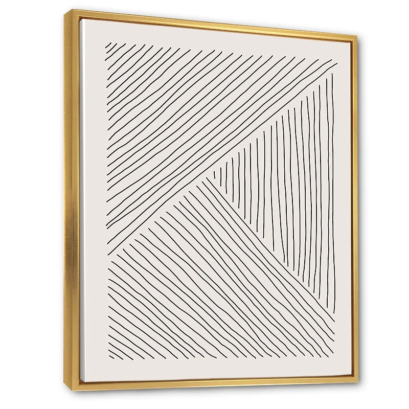 Minimal Geometrical Lines II  Wall Art