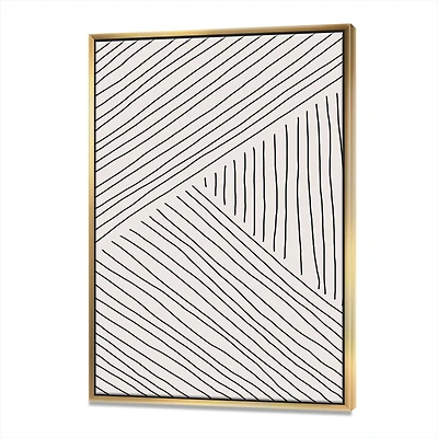 Minimal Geometrical Lines II Wall Art