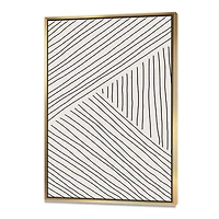 Toile « Minimal Geometrical Lines II »