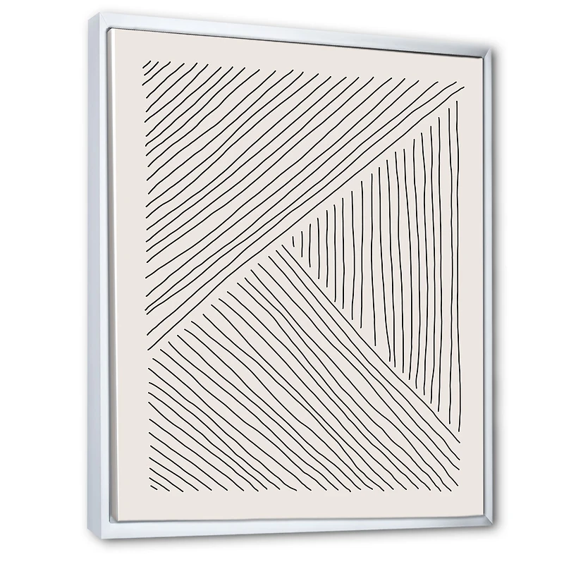 Toile « Minimal Geometrical Lines II »