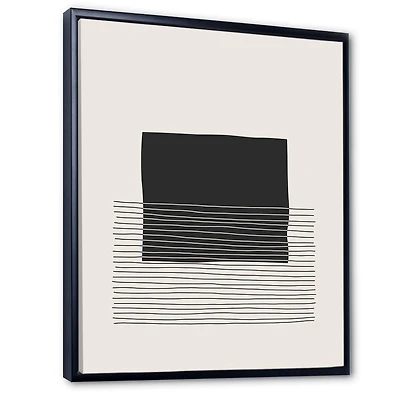 Minimal Geometric Lines and Squares VIII Wall Art