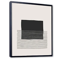 Toile « Minimal Geometric Lines and Squares VIII »
