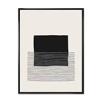 Toile « Minimal Geometric Lines and Squares VIII »