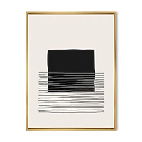 Toile « Minimal Geometric Lines and Squares VIII »