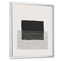 Toile « Minimal Geometric Lines and Squares VIII »