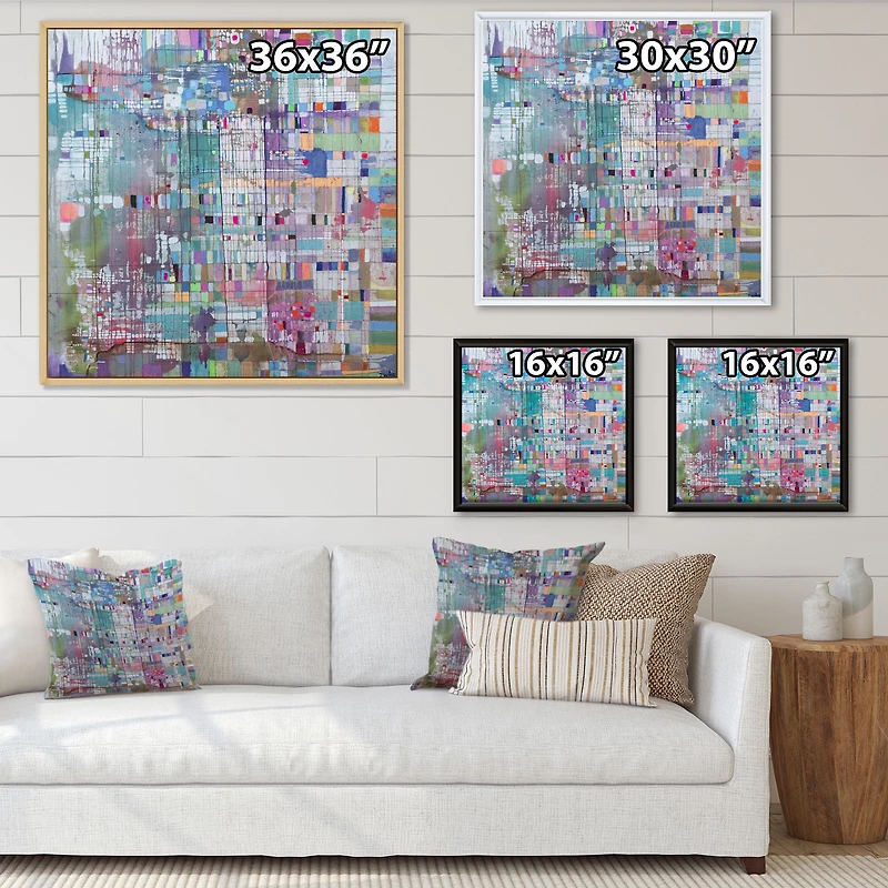 Toile « Matrix Colour Field »