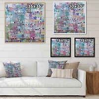 Toile « Matrix Colour Field »