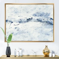 Toile « Blue Wipe Out »