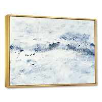 Toile « Blue Wipe Out »
