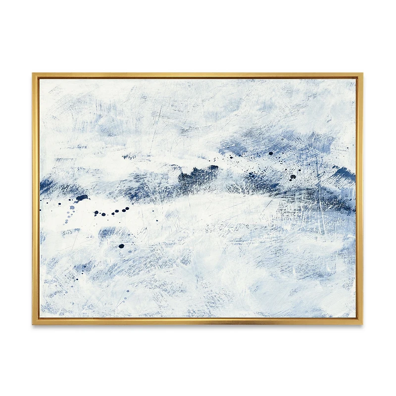 Toile « Blue Wipe Out »