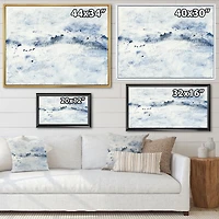Toile « Blue Wipe Out »