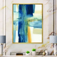 Indigo Panel VI  Canvas Artwork