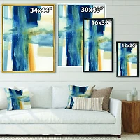 Indigo Panel VI  Canvas Artwork
