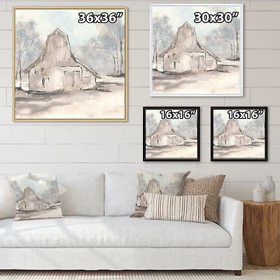 Farmhouse Barn Grey VI  Wall Art