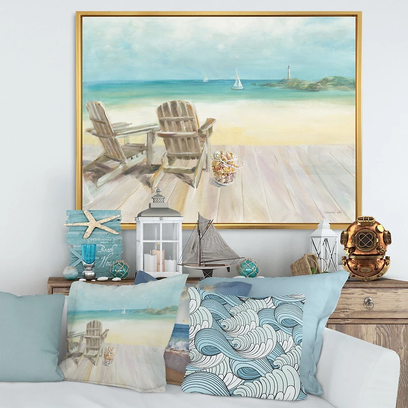 Seaside Morning no Window  Canvas