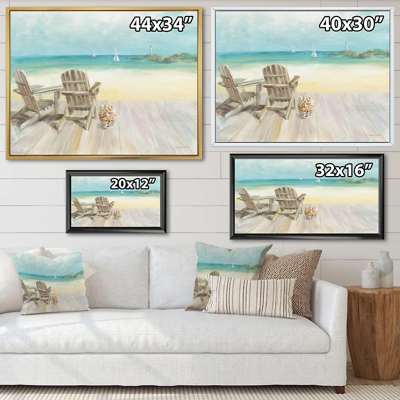 Seaside Morning no Window  Canvas